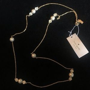 Kate Spade Long Pearly Delight Necklace